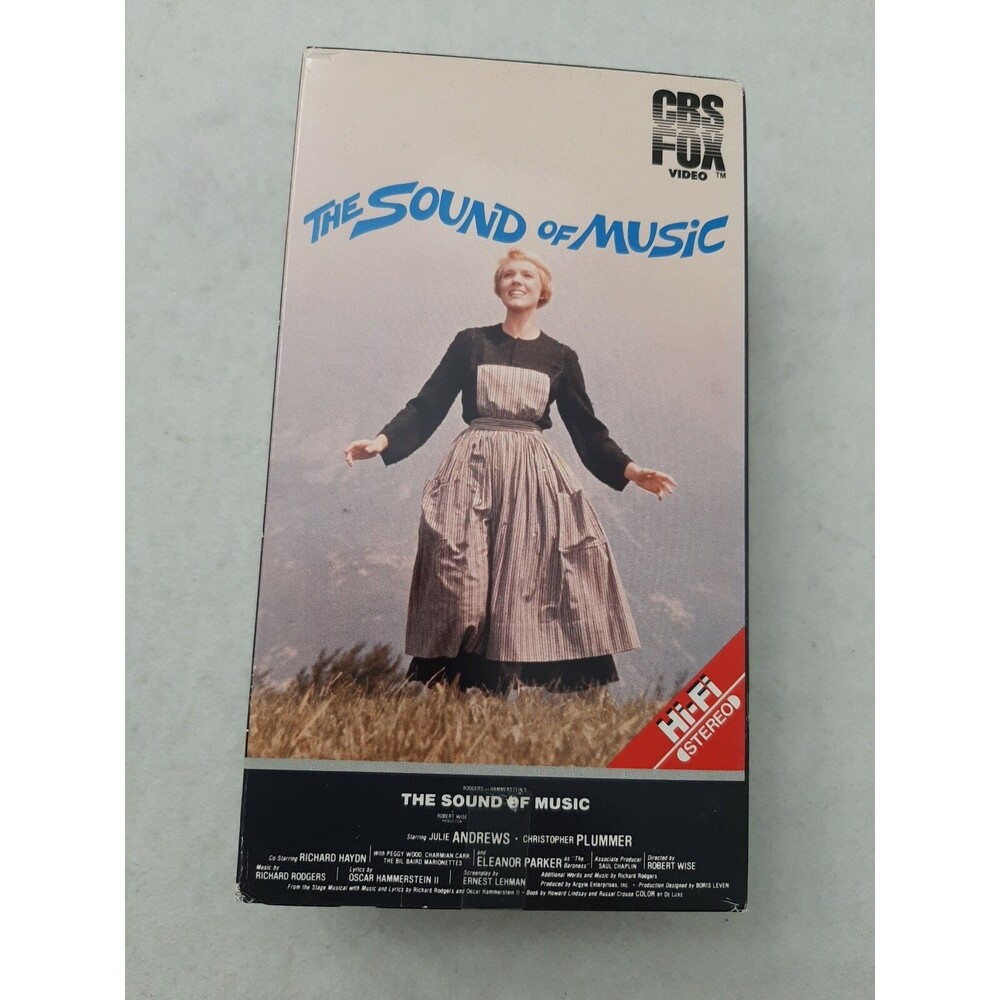 The Sound of Music (VHS, 1986, 2-Tape Set) CBS Fox